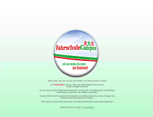 Tablet Screenshot of fahrschule-campus.de
